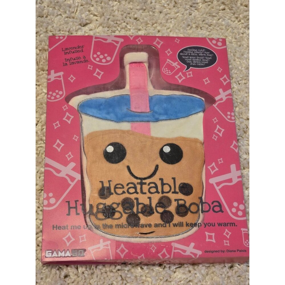 Heatable Huggable Boba Lavender-Infused Plush